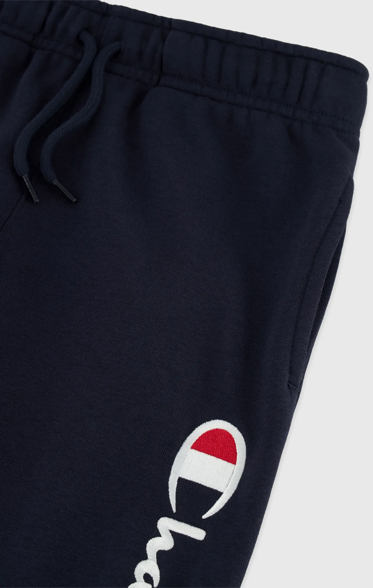 Pantalón de chándal de felpa y logotipo grande para niño