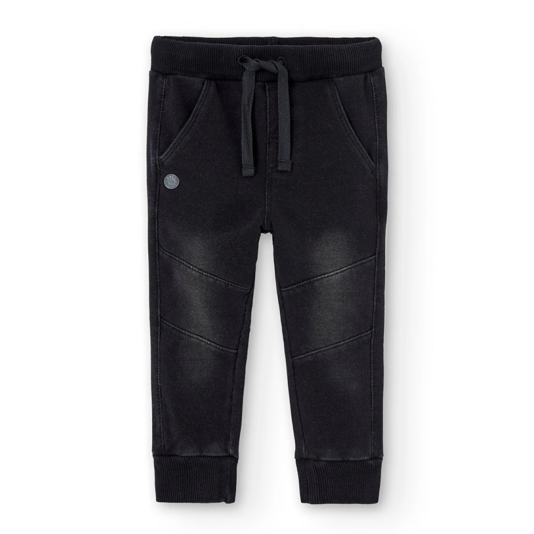 Pantalón De Felpa Denin Negro Para Niño BOBOLI