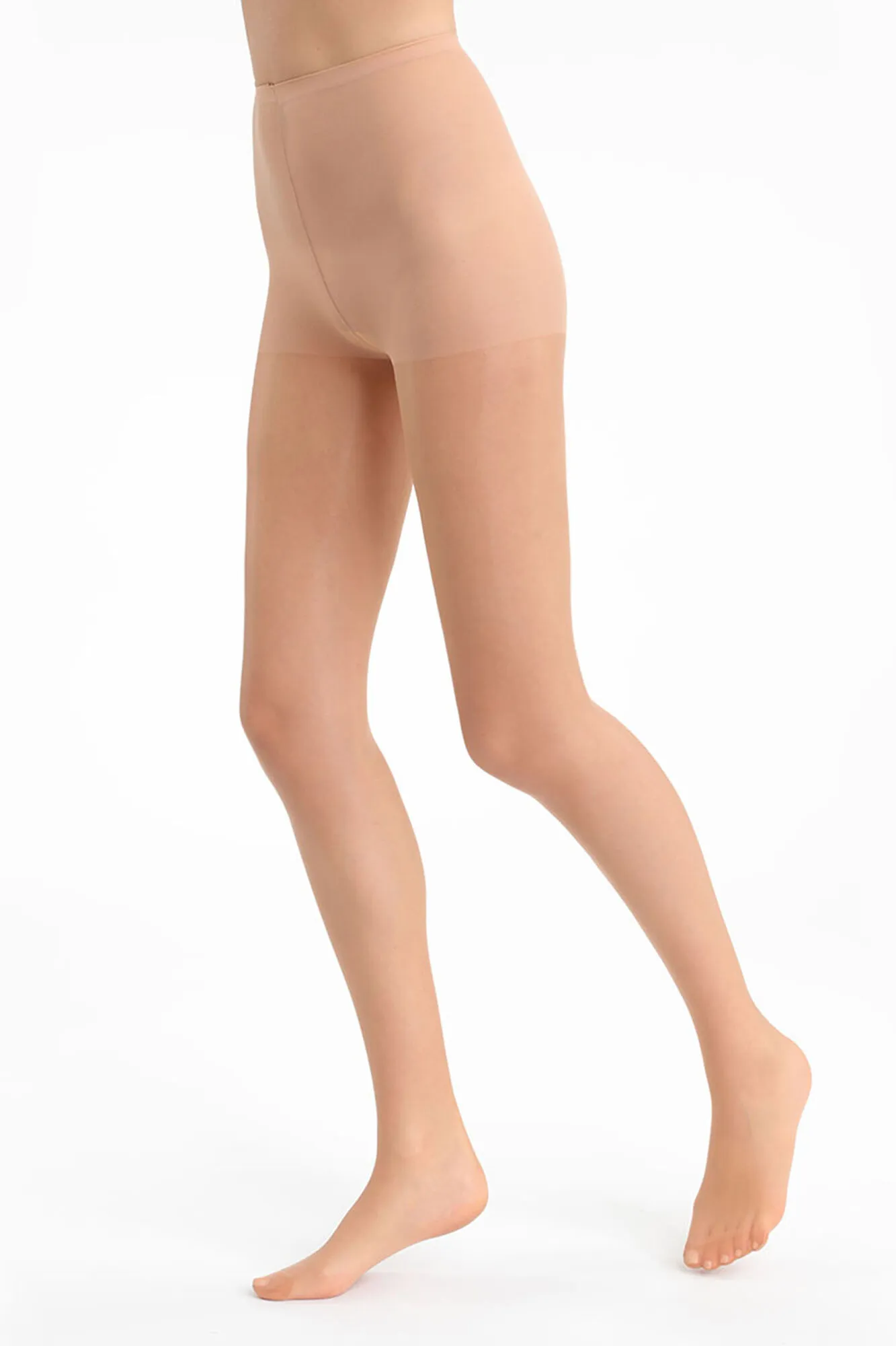 Panty con acabado satinado nude 15 DEN