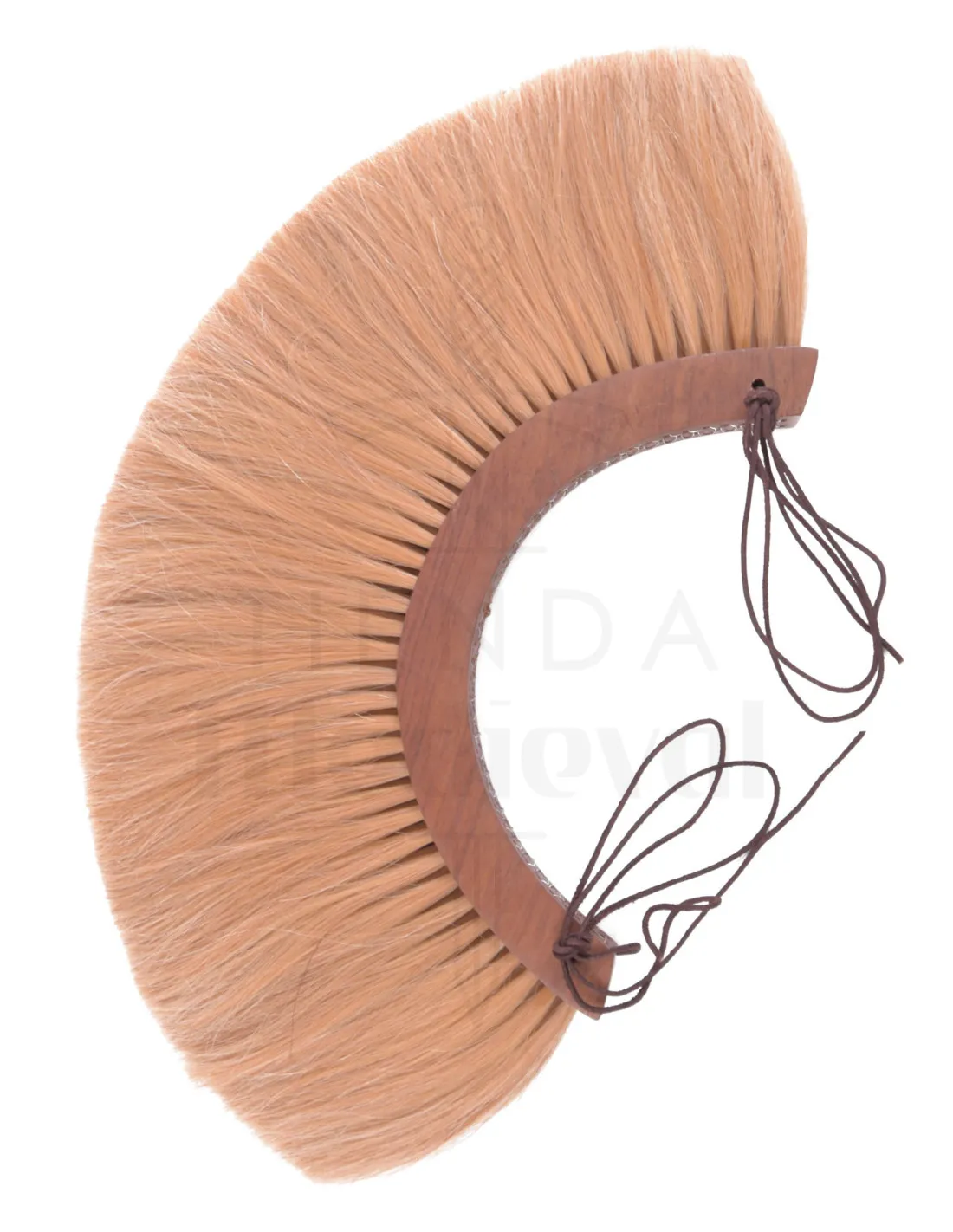 PENACHO EN MADERA PARA CASCO ROMANO  BEIGE