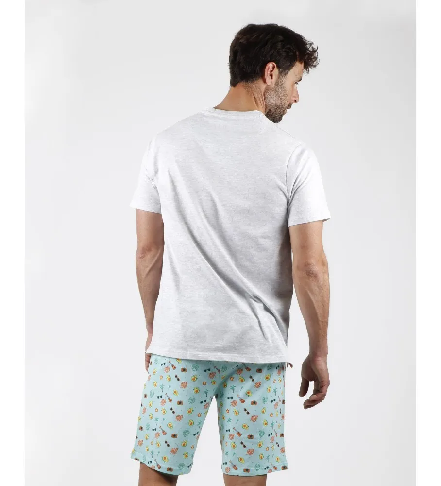 Pijama Manga Corta Siempre es Verano para Hombre