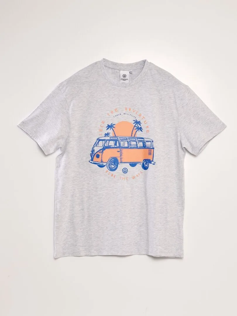 PIJAMA 'VOLKSWAGEN'  2 PIEZAS  BEIGE