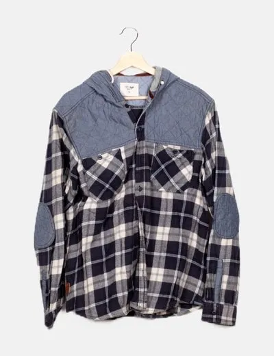 Primark Sobrecamisa bicolor estampado cuadros