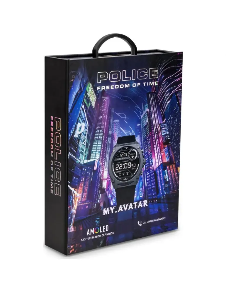 Reloj Smartwatch Police Hombre MyAvatar Negro