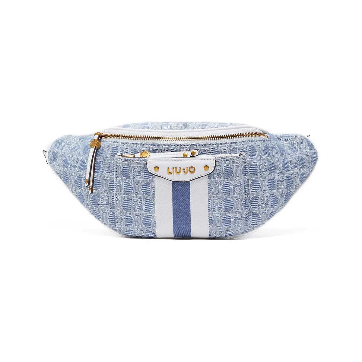 Riñonera jacquard con logotipo