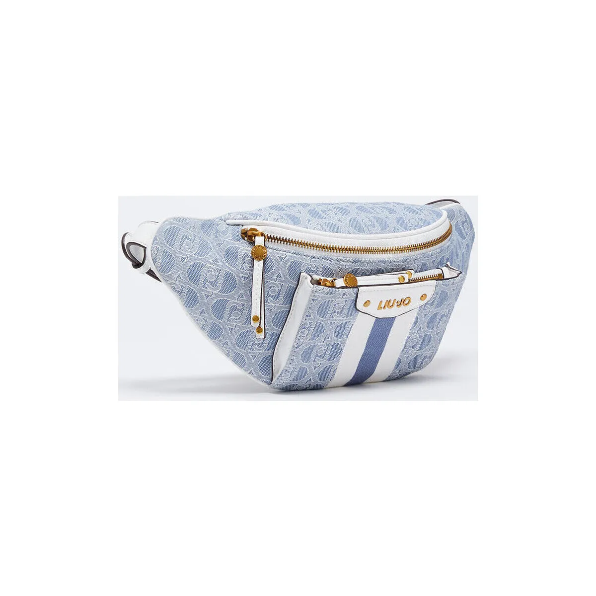 Riñonera jacquard con logotipo