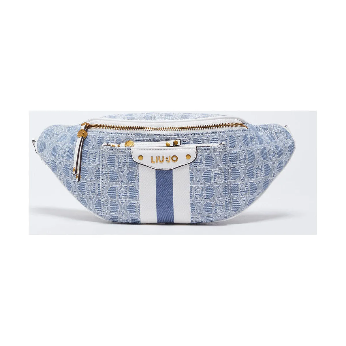 Riñonera jacquard con logotipo