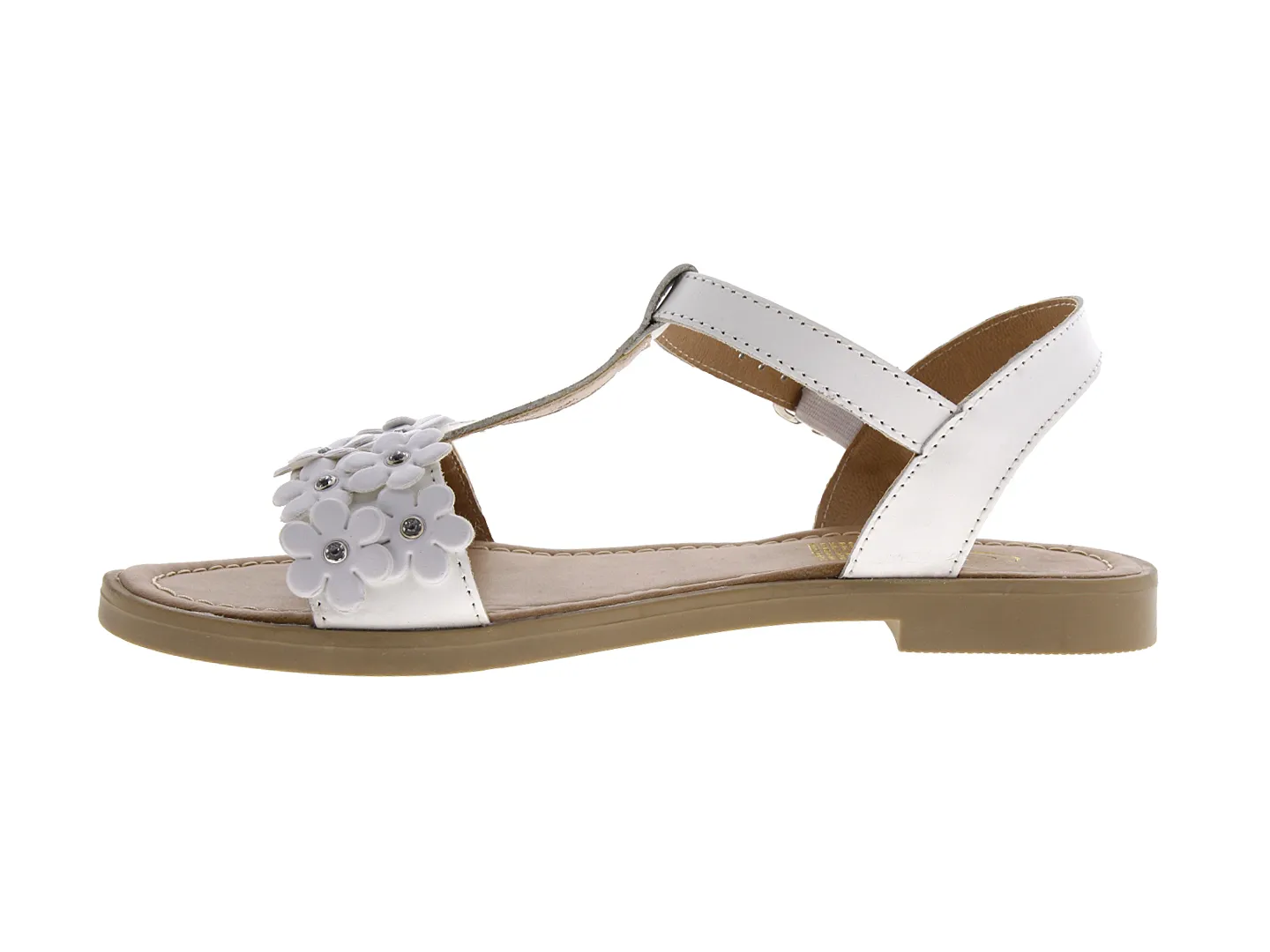 Sandalias Kinder 7503 Blanco Para Niña