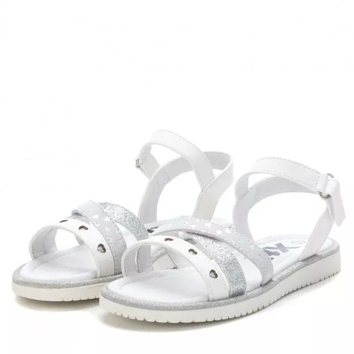 sandalias Xti con acabado metalizado