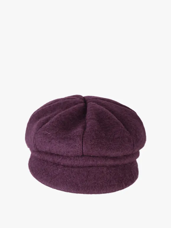 Solada Gorro boina de lana para mujer