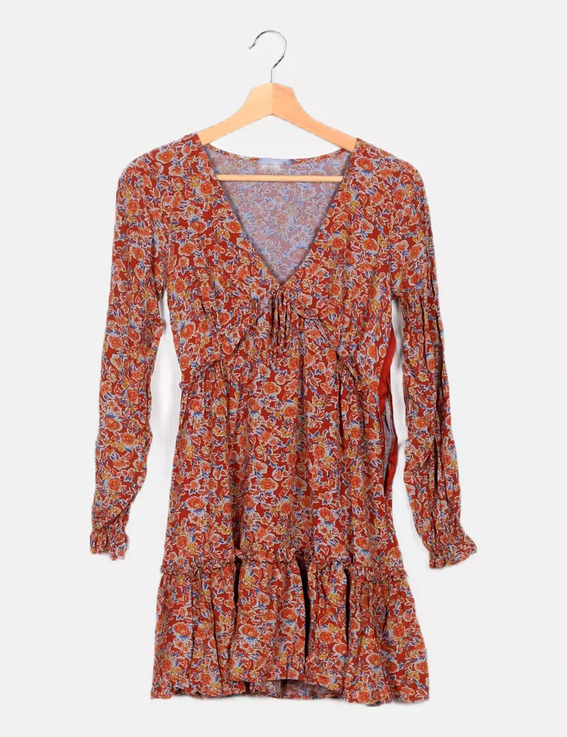 Springfield Vestido multicolor estampado floral