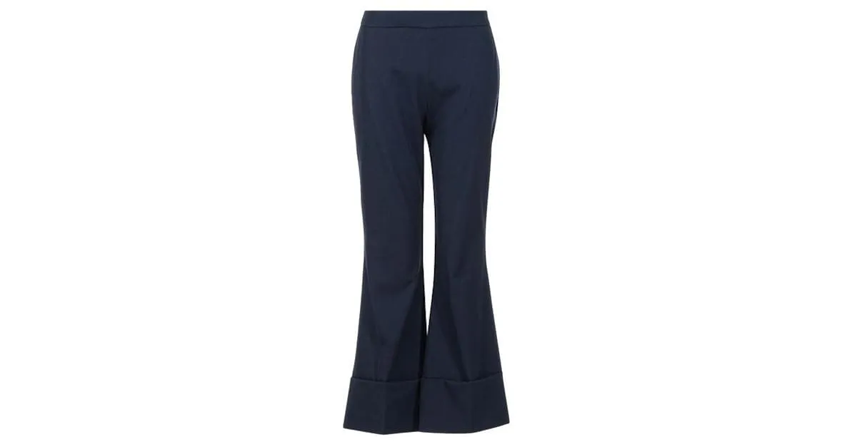 Stella Mc Cartney Pantalones con dobladillo recortado de Stella Mccartney Negro 