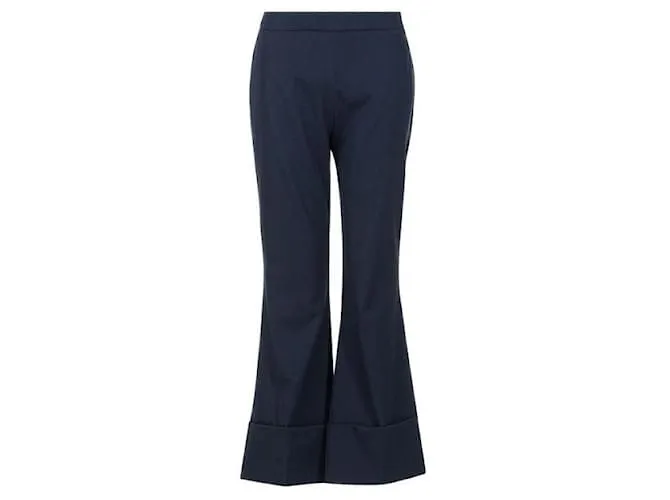 Stella Mc Cartney Pantalones con dobladillo recortado de Stella Mccartney Negro 