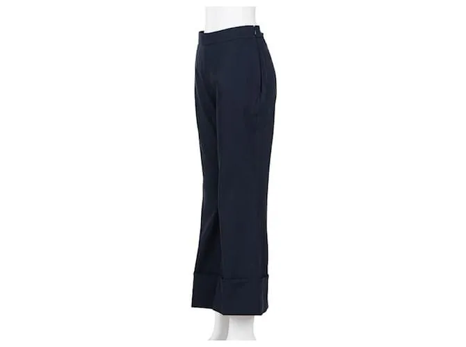 Stella Mc Cartney Pantalones con dobladillo recortado de Stella Mccartney Negro 