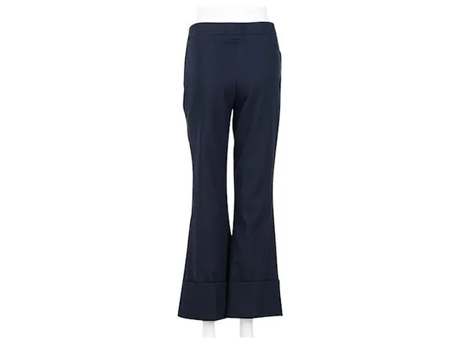 Stella Mc Cartney Pantalones con dobladillo recortado de Stella Mccartney Negro 