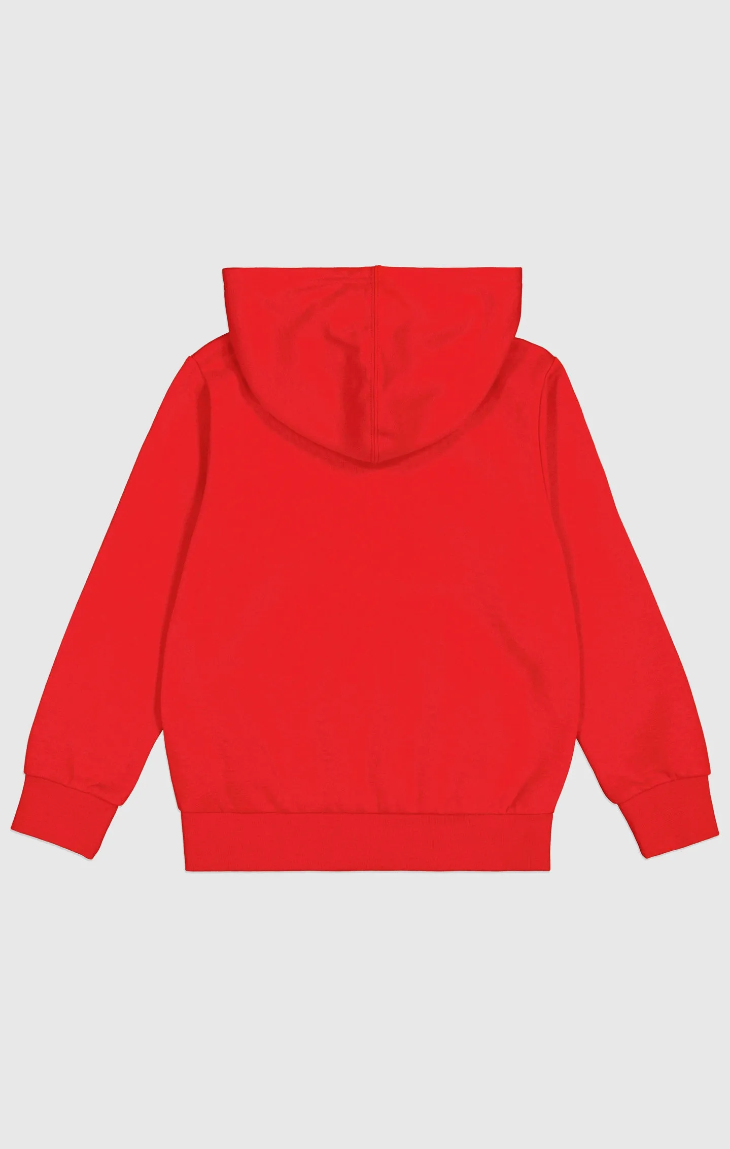 Sudadera de felpa con capucha y logotipo grande para niño