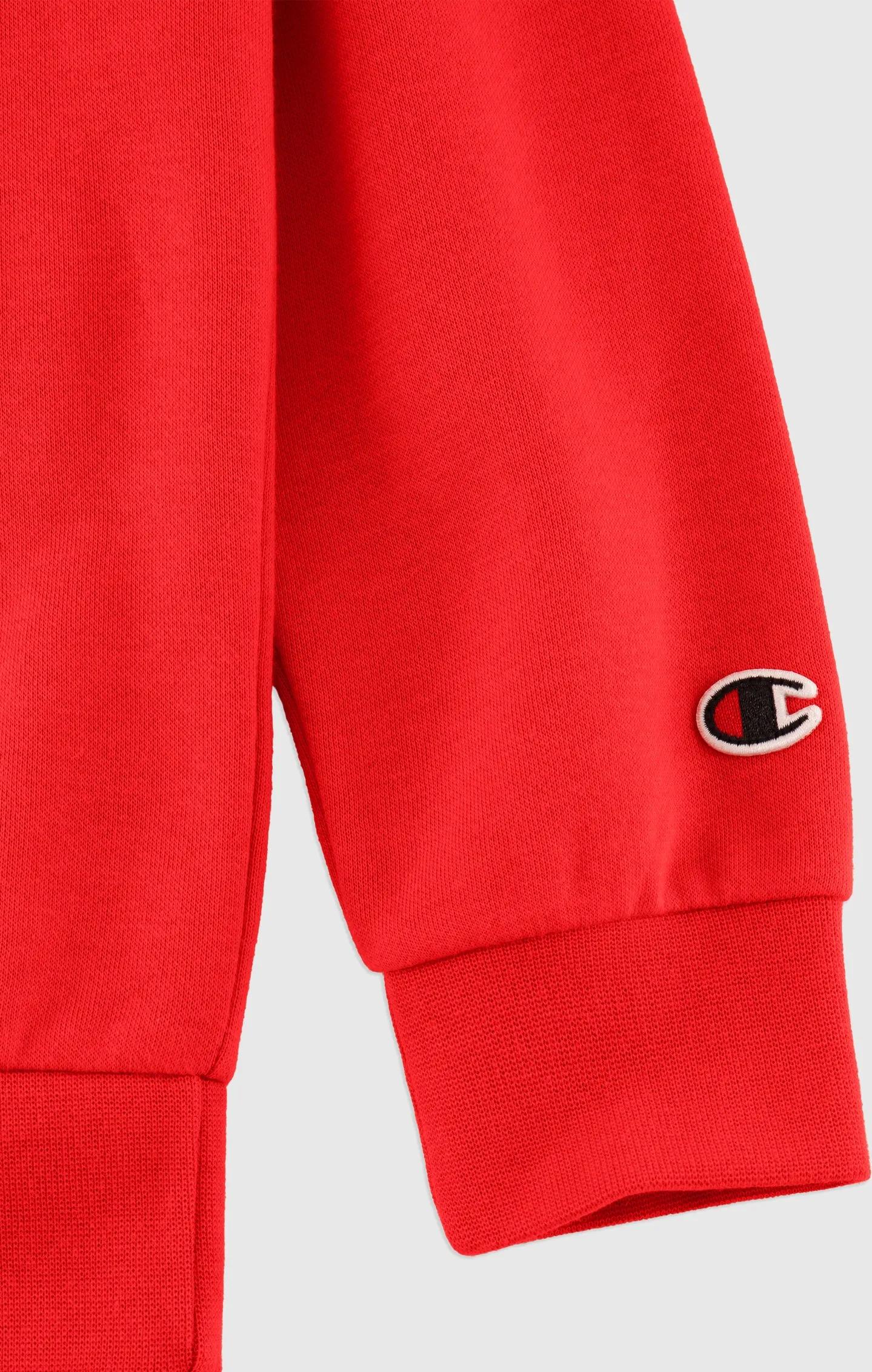 Sudadera de felpa con capucha y logotipo grande para niño