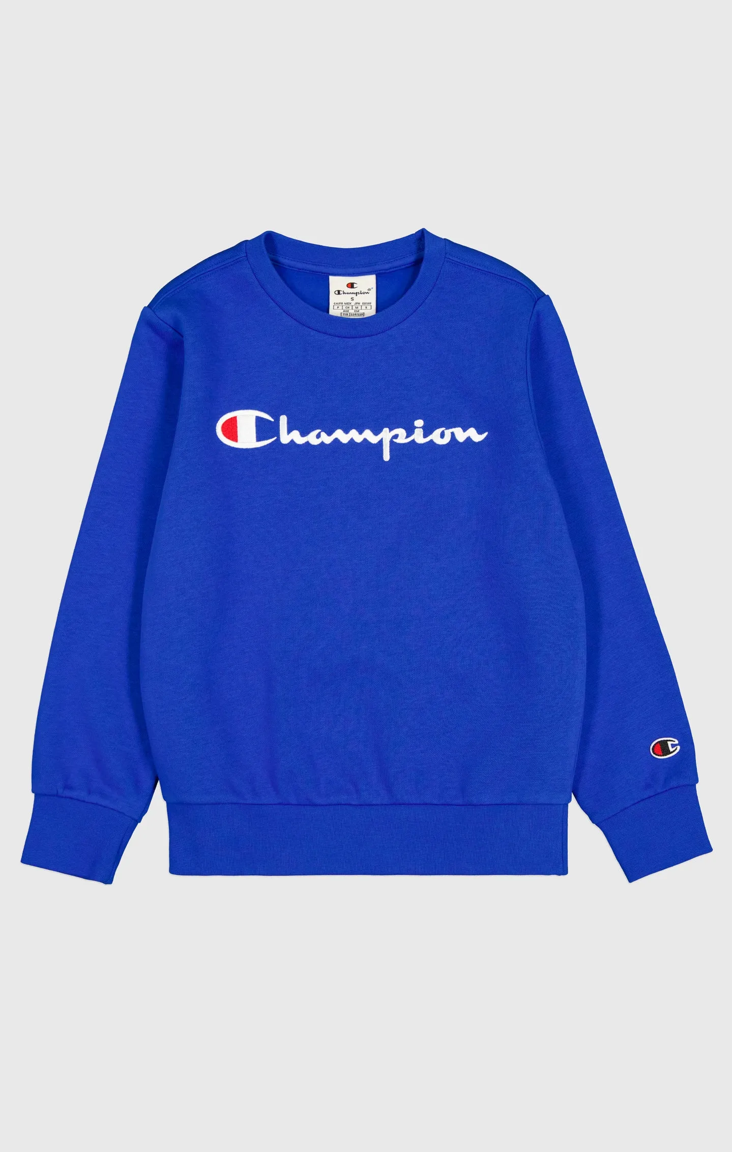 Sudadera de felpa y logotipo grande para niño