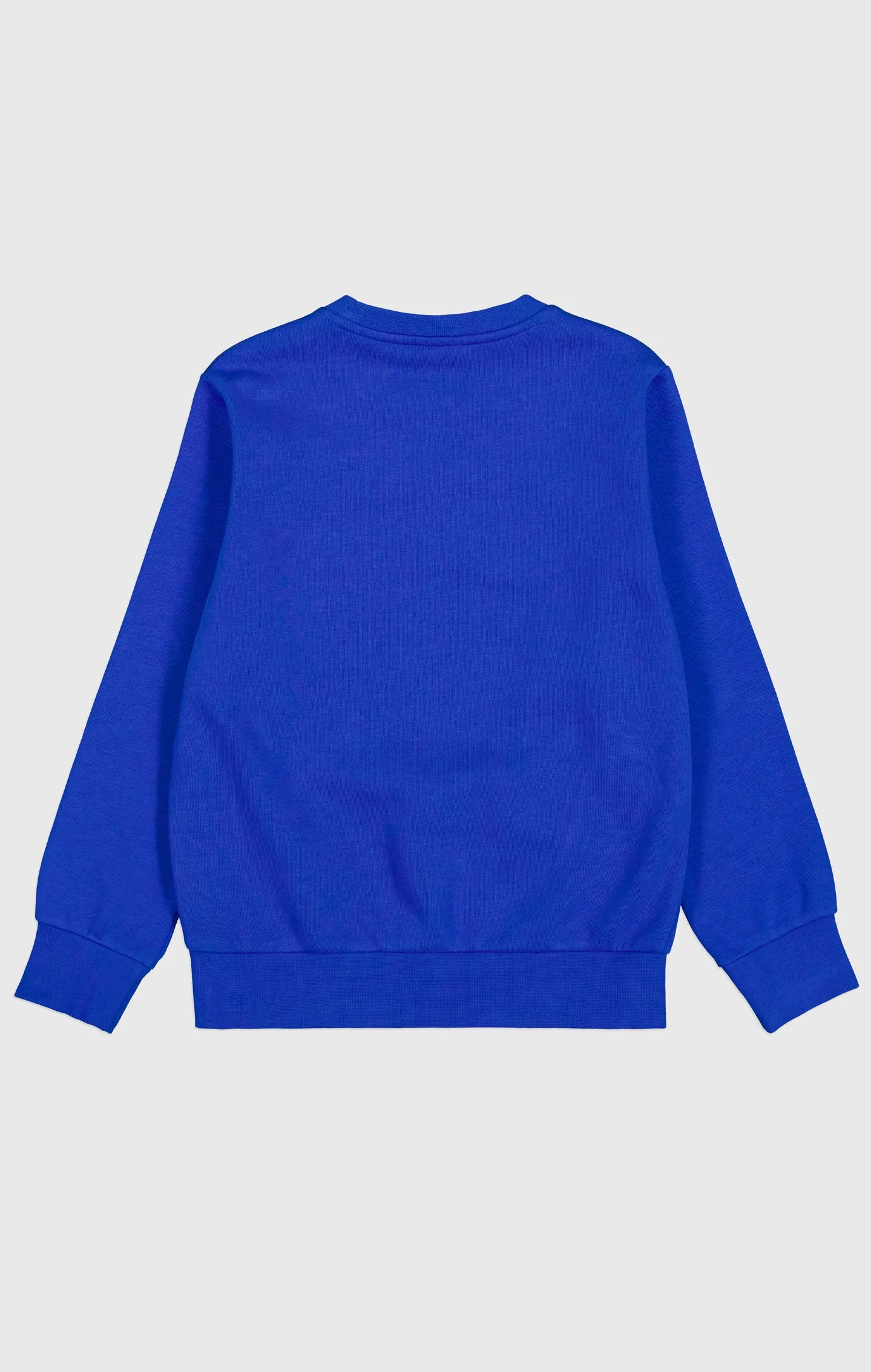 Sudadera de felpa y logotipo grande para niño