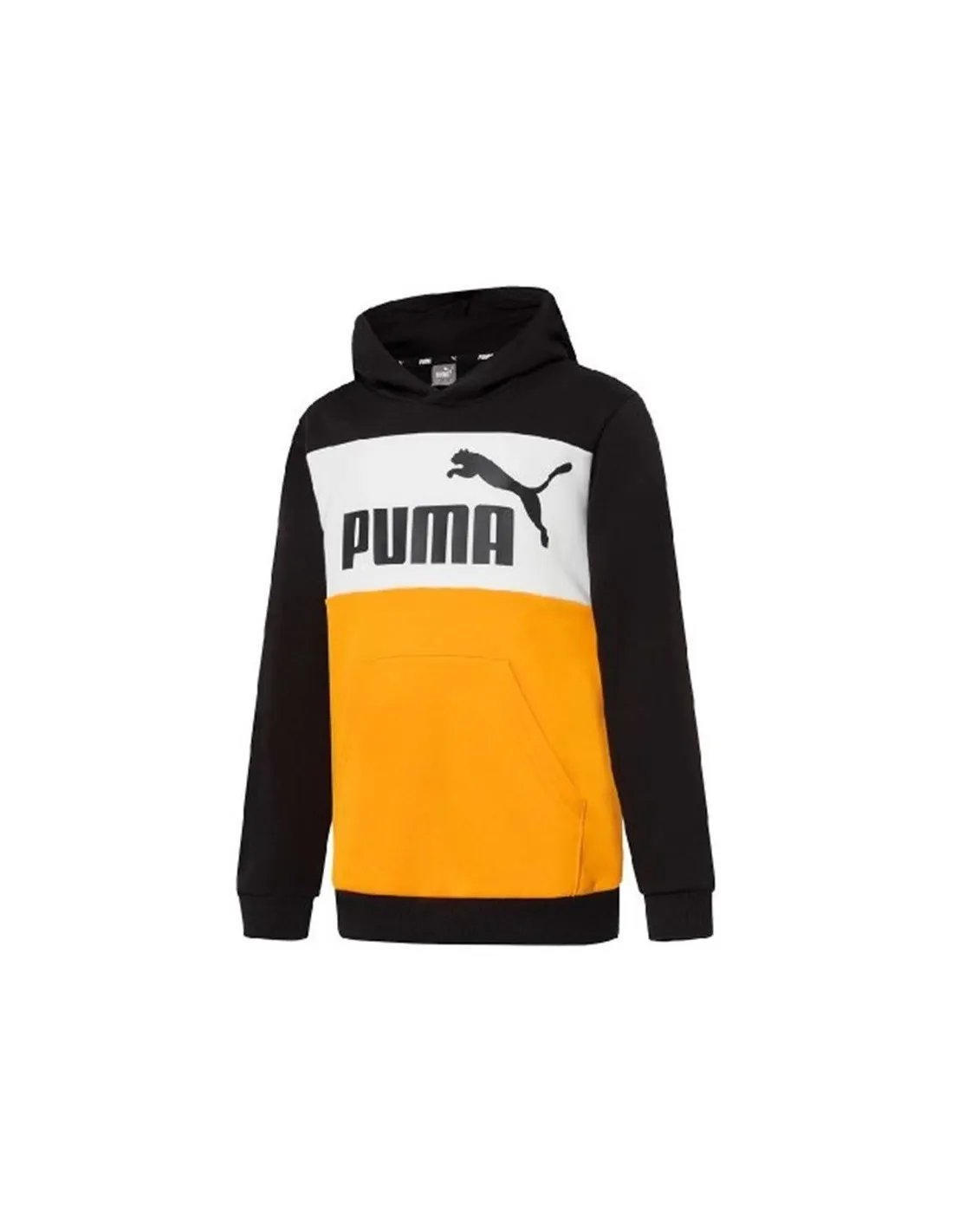 Sudadera Puma Essentials+ Colourblock Infantil Black