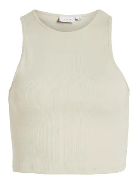 Top Vila Felia Beige para Mujer