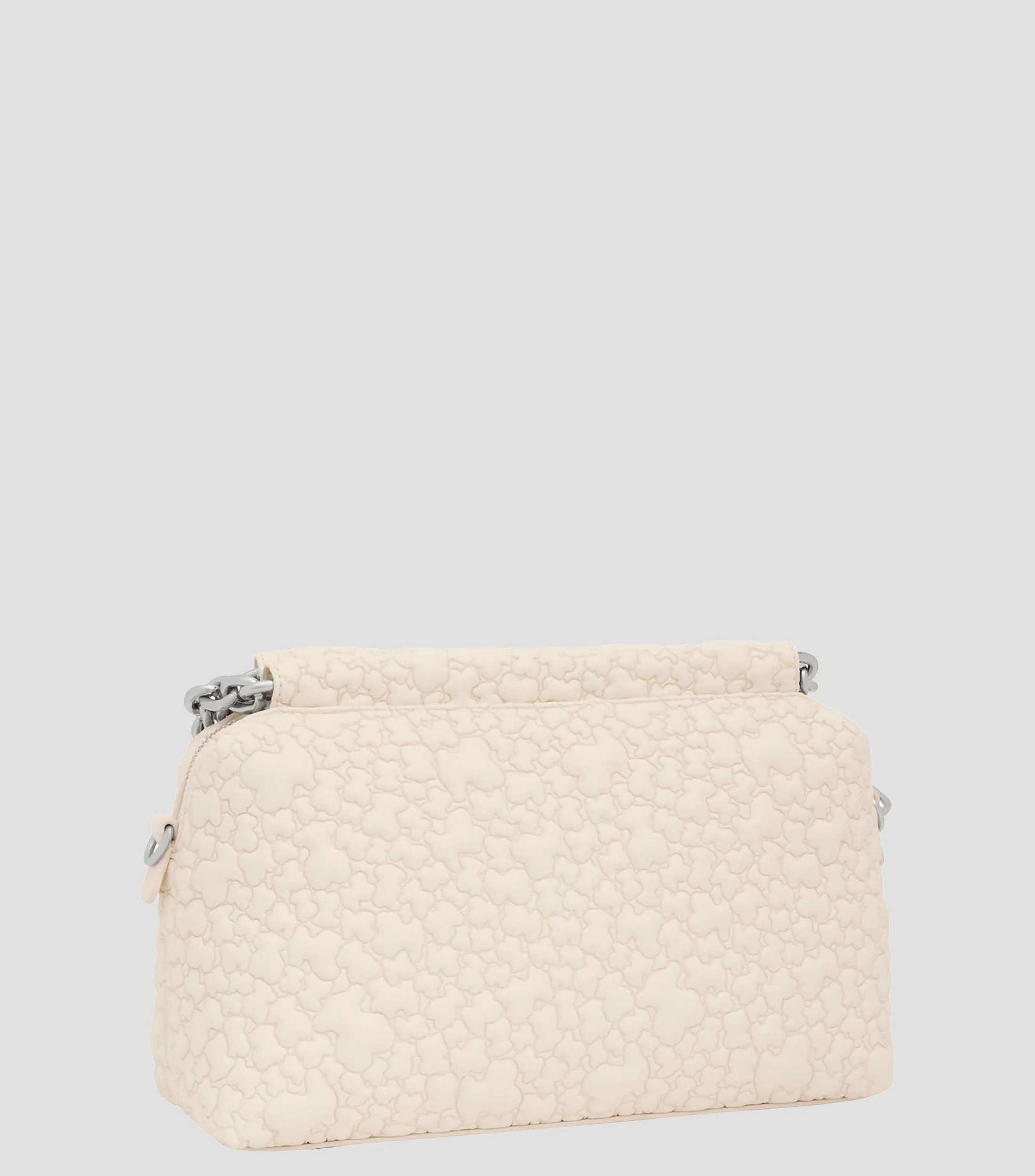 Tous Bolso shoulder Bowling Beige monogram Mujer