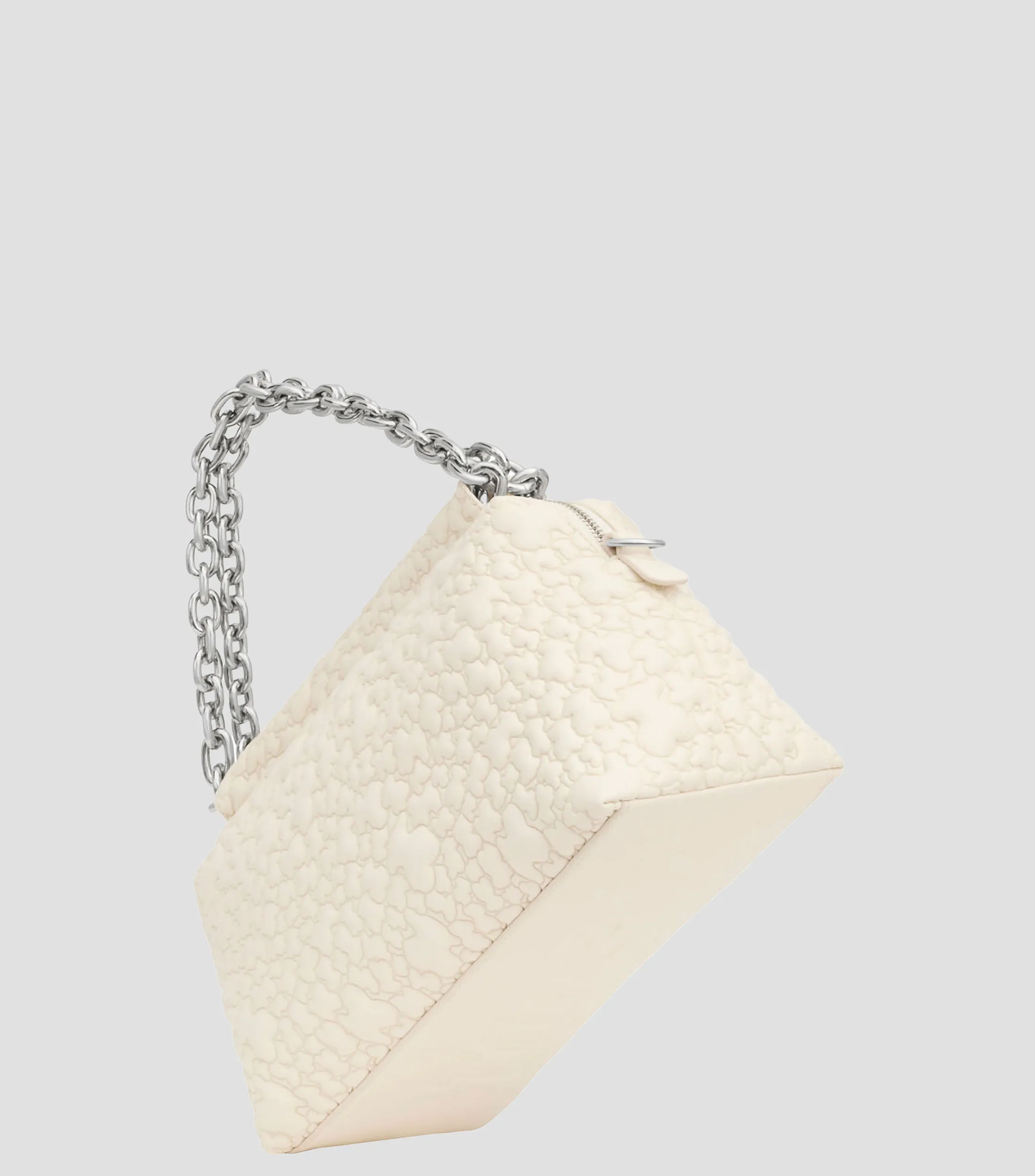 Tous Bolso shoulder Bowling Beige monogram Mujer