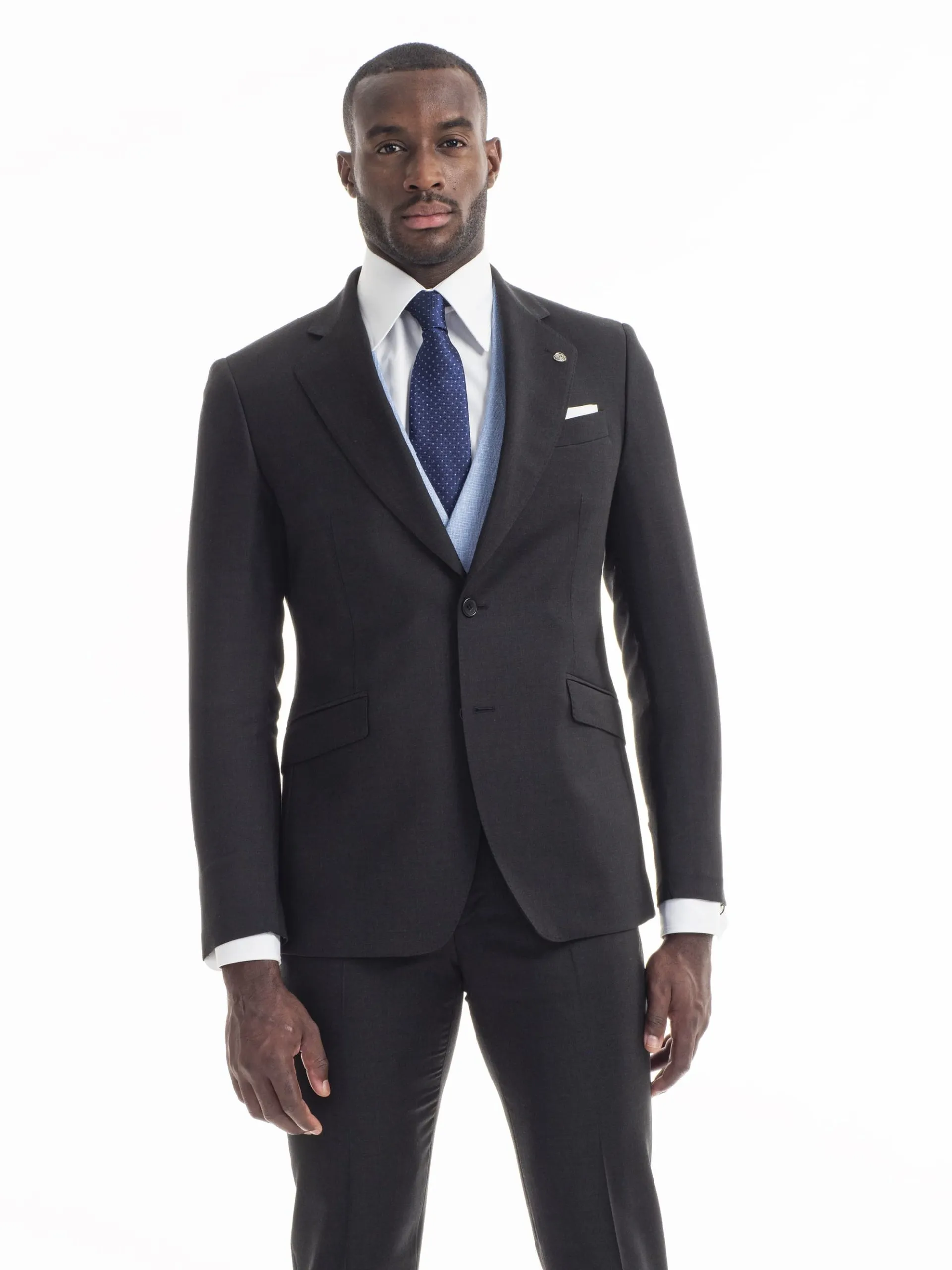 TRAJE CLÁSICO LANA SUPER 130´S GRIS MARENGO