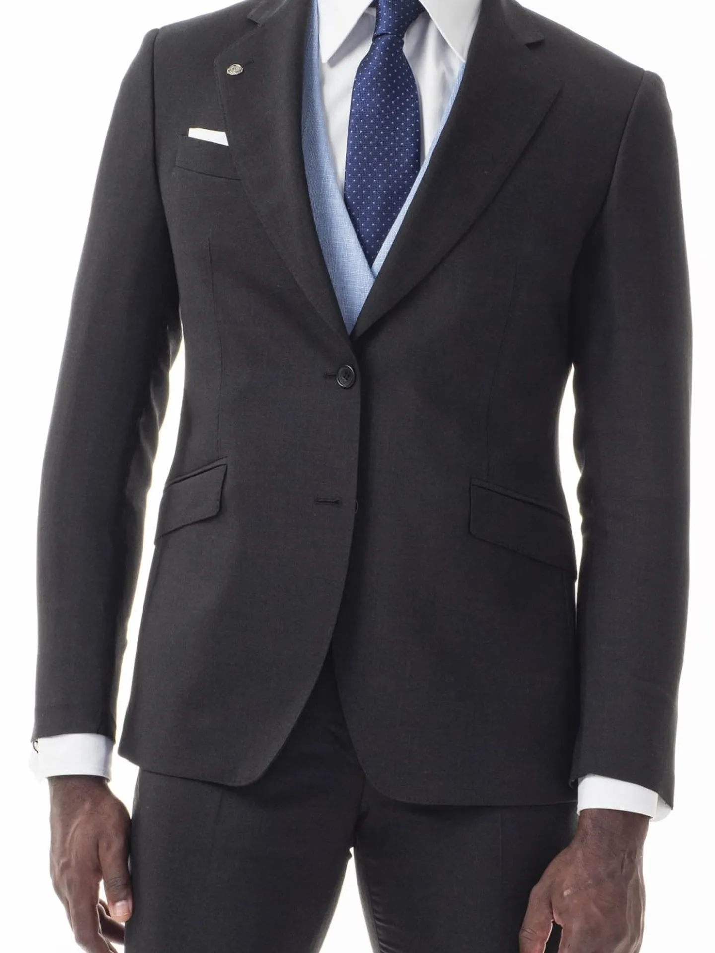 TRAJE CLÁSICO LANA SUPER 130´S GRIS MARENGO