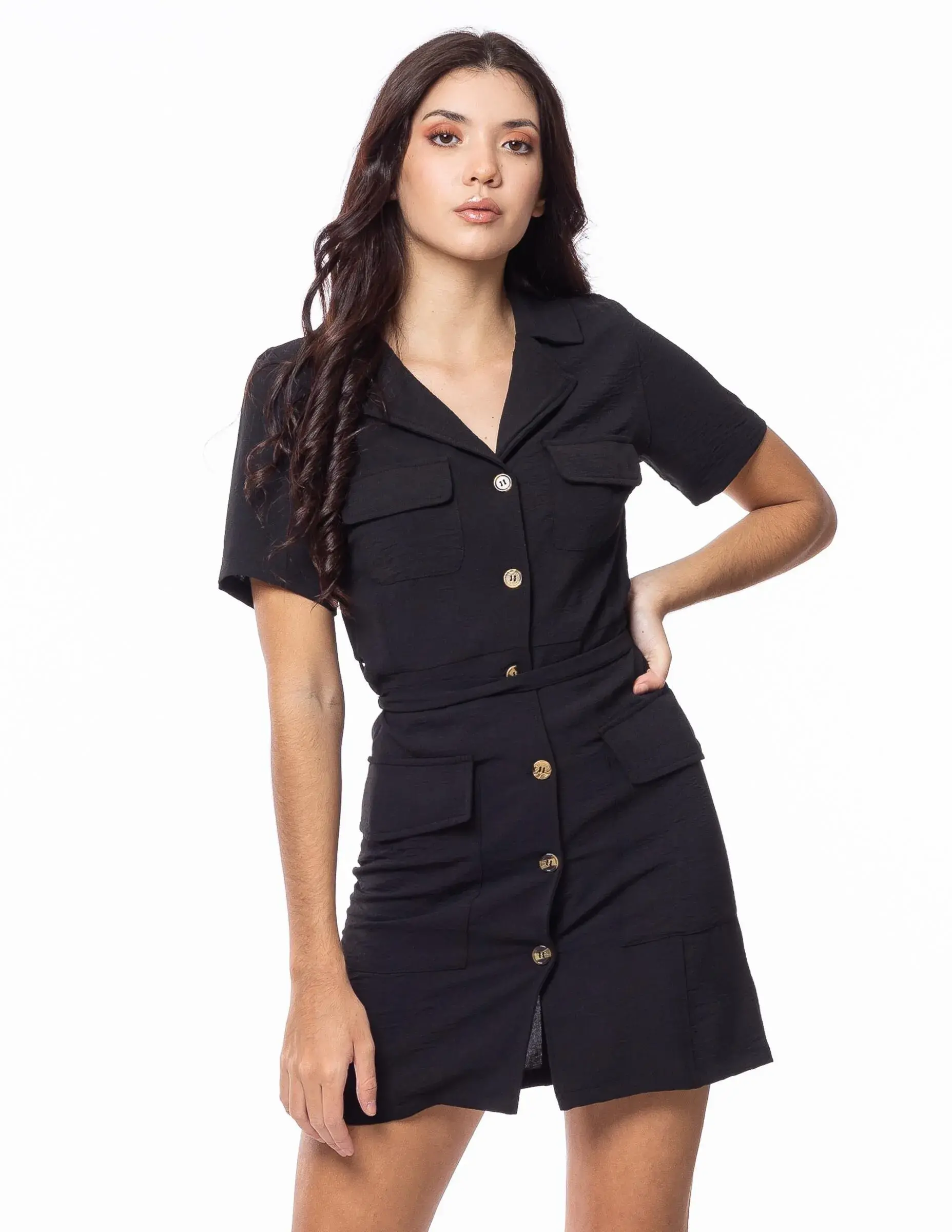 Vestido con botones