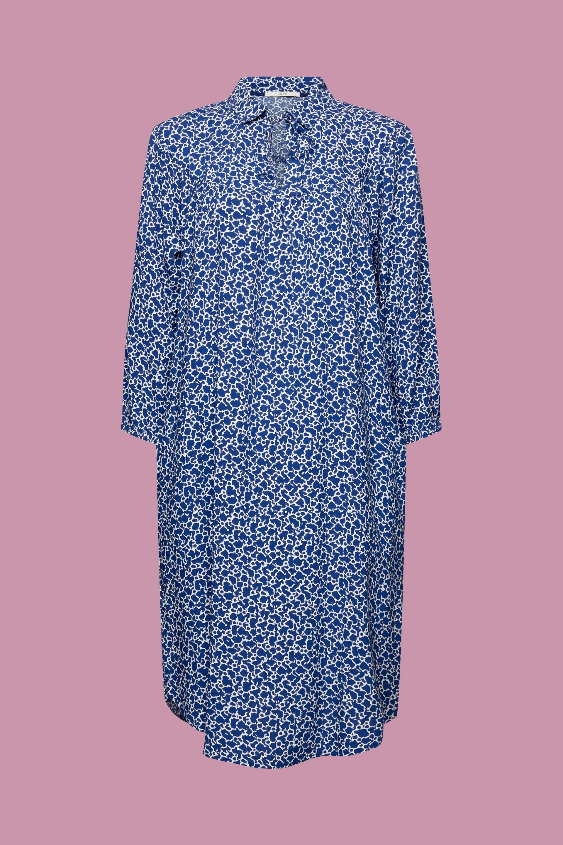 Vestido midi de viscosa con estampado allover