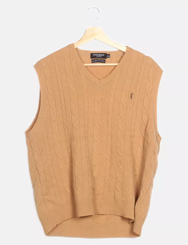 Yves Saint Laurent Chaleco De punto Lana
