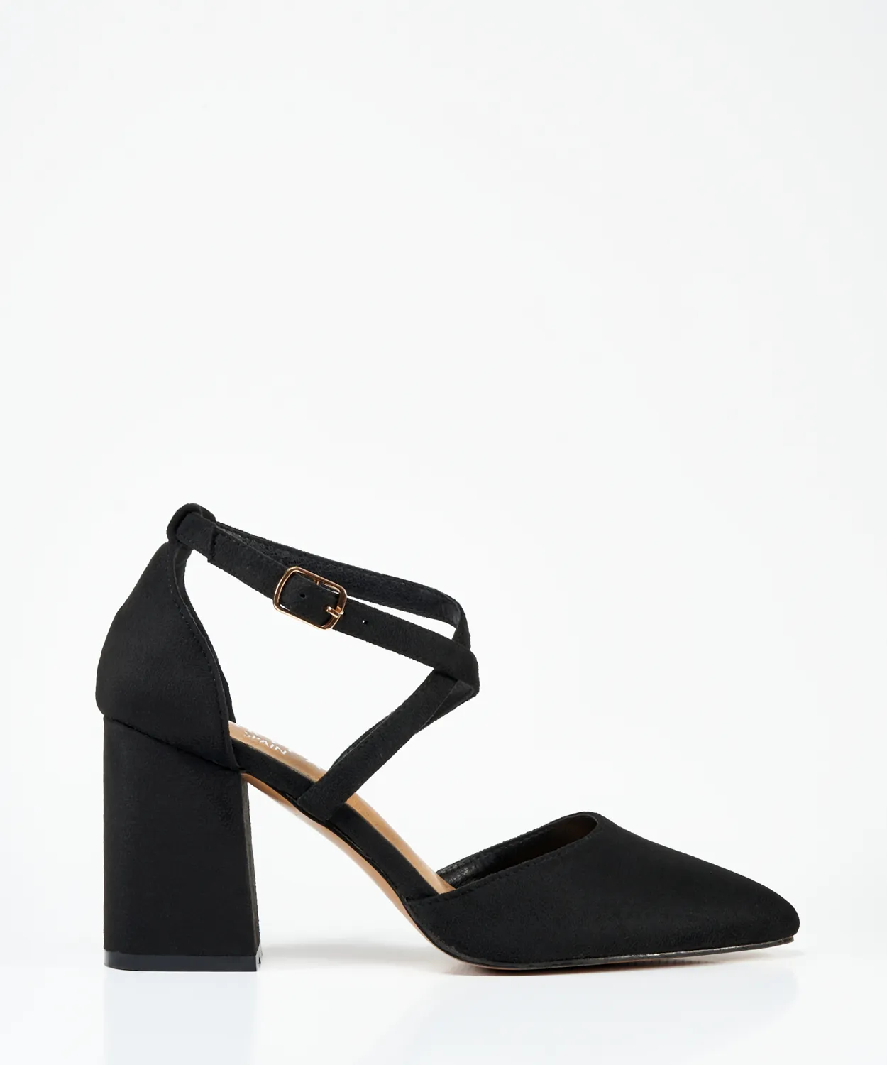 Zapato tacón tiras cruzadas