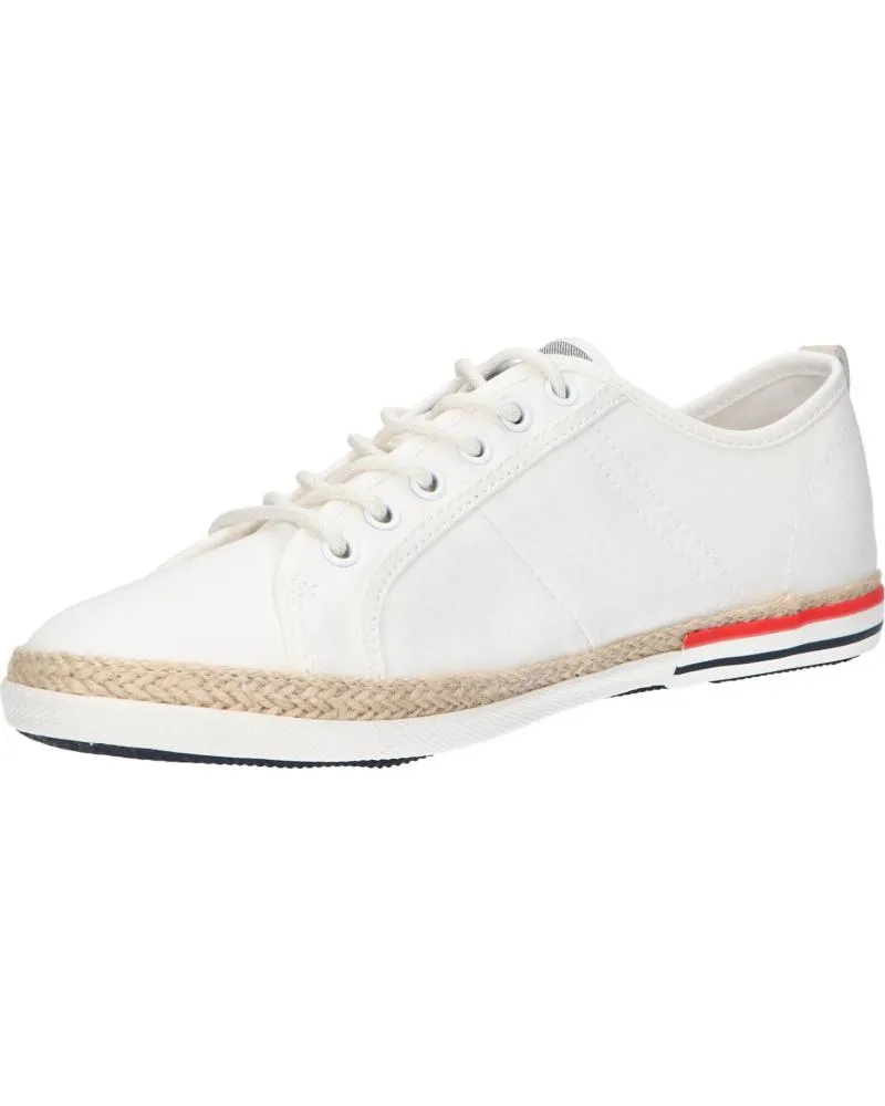 Zapatos de Hombre PEPE JEANS PMS30917 MAOUI TAPE 800WHITE