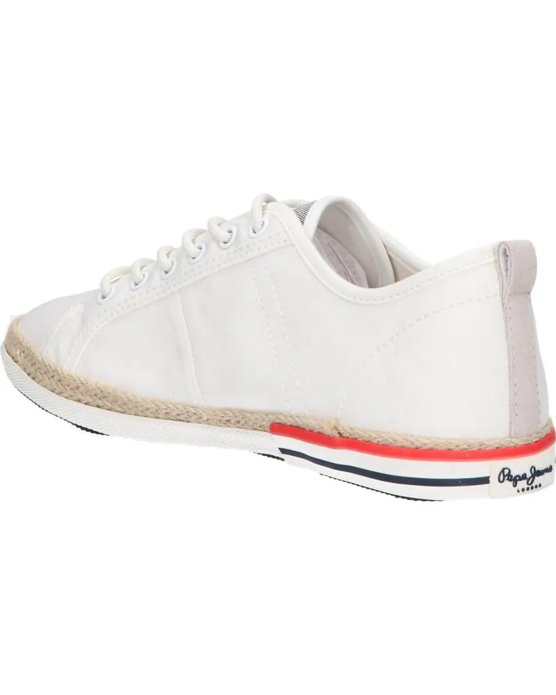 Zapatos de Hombre PEPE JEANS PMS30917 MAOUI TAPE 800WHITE