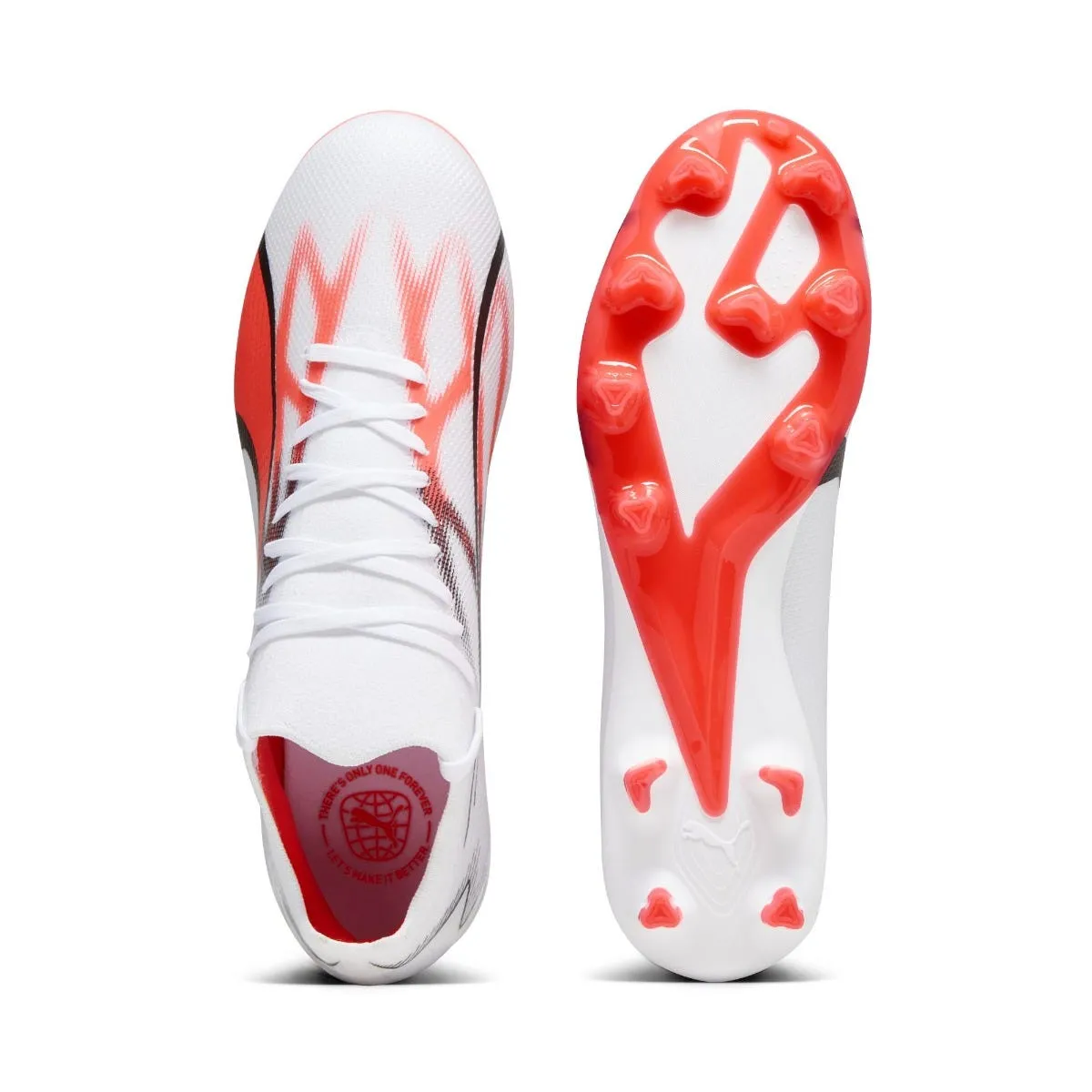 Zapatos Fútbol Hombre Puma Ultra Match FG/AG Blanco 