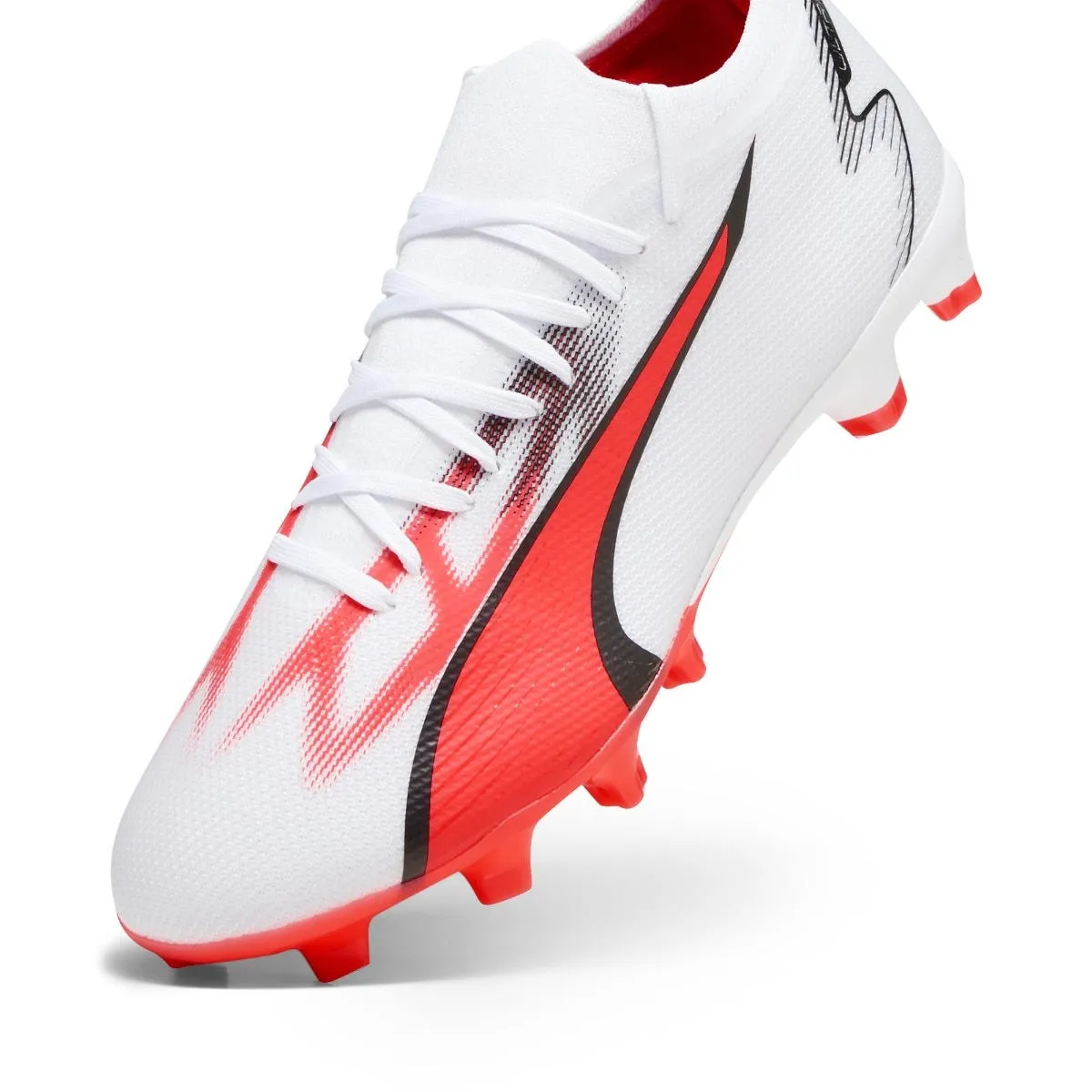 Zapatos Fútbol Hombre Puma Ultra Match FG/AG Blanco 