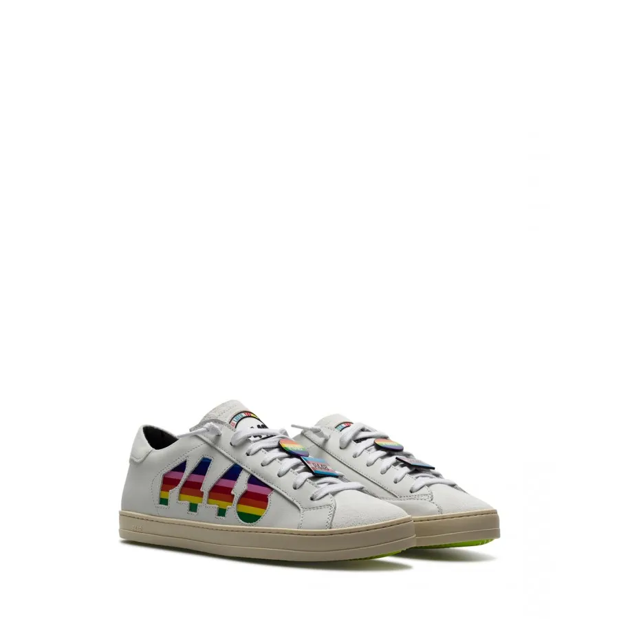 Zapatos Mujeres Sneakers P448 John G W Pr White Blancas