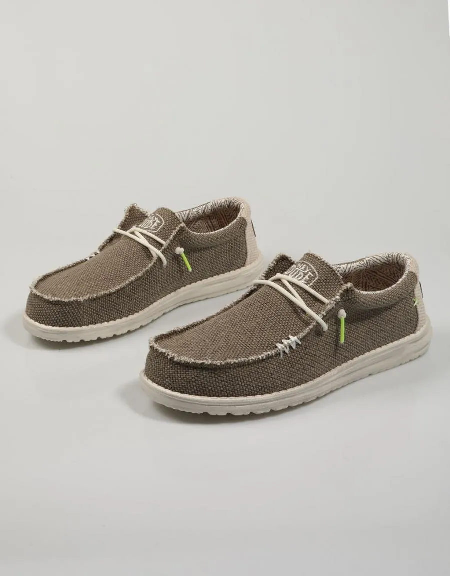  zapatos sport DUDE Wally en Kaki 82106