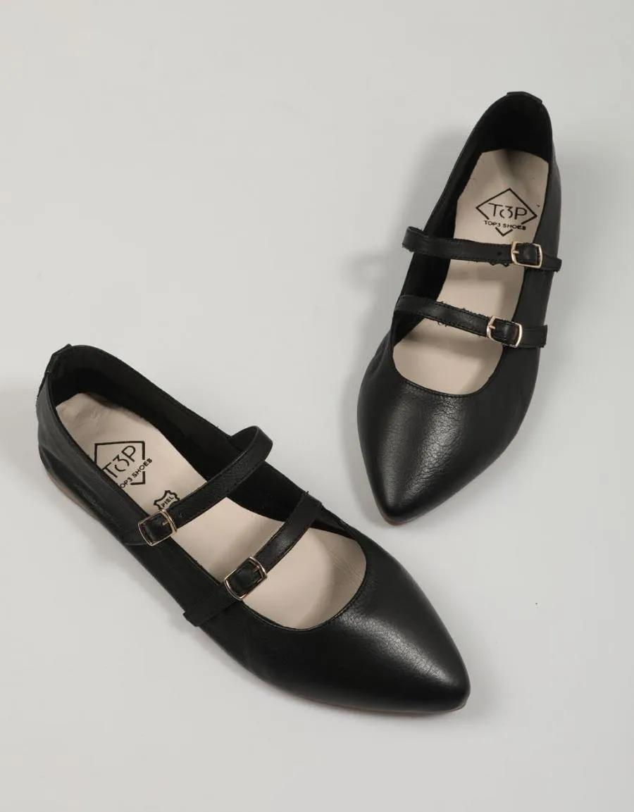  zapatos sport TOP 3 23331 en Negro 82380