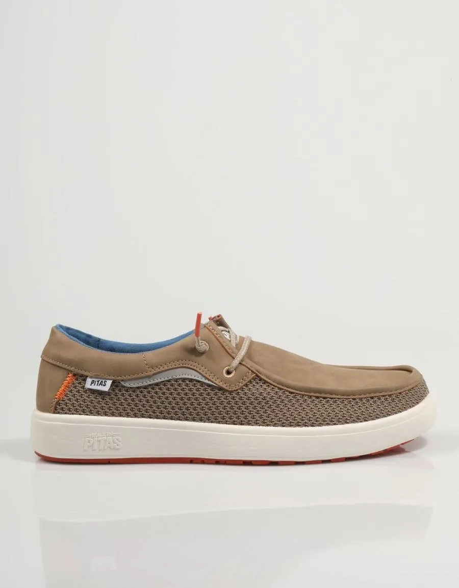  zapatos sport WALKIN PITAS Lipari en Beige 82745
