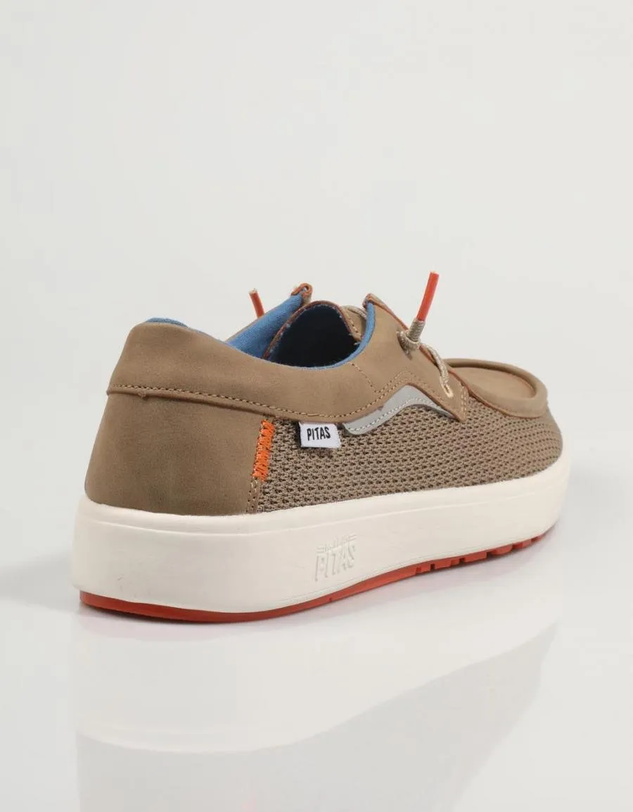  zapatos sport WALKIN PITAS Lipari en Beige 82745