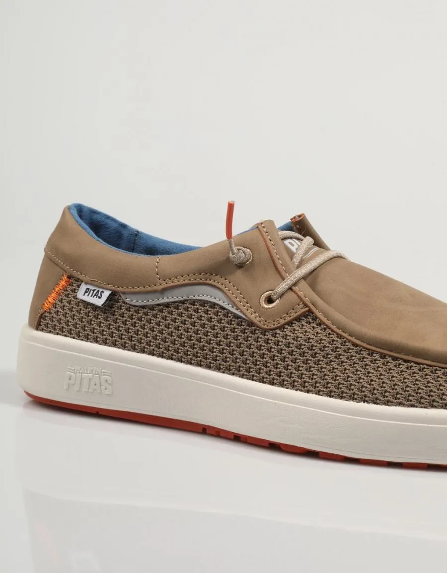  zapatos sport WALKIN PITAS Lipari en Beige 82745